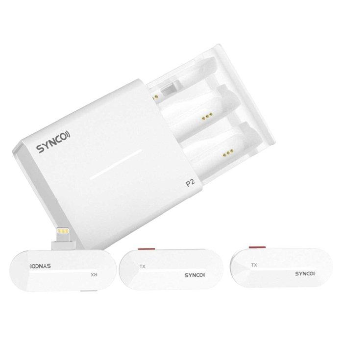 SYNCO Wireless Microphone , P2SL - White