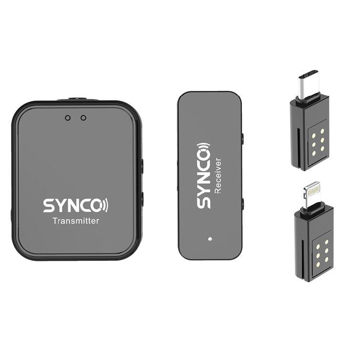 SYNCO 2.4G Wireless Microphone System, G1TL - Gray