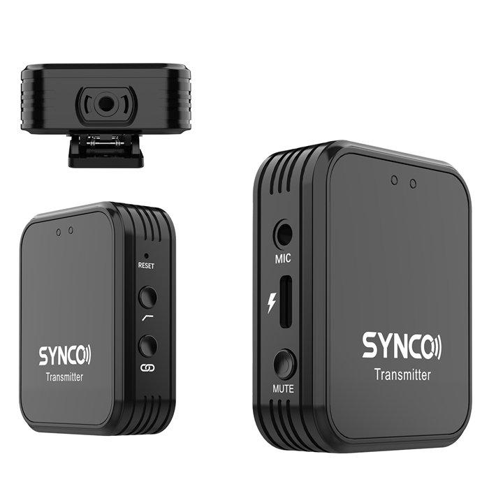 SYNCO 2.4G Wireless Microphone System, G1TL - Gray