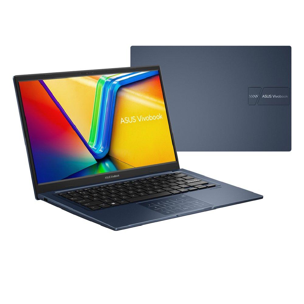 ASUS Vivobook 14 Laptop, Intel Core i7, 16GB RAM, 512GB SSD, 14”, Intel Graphics, Windows 11 Home, X1404VA-NKI715WU - Blue