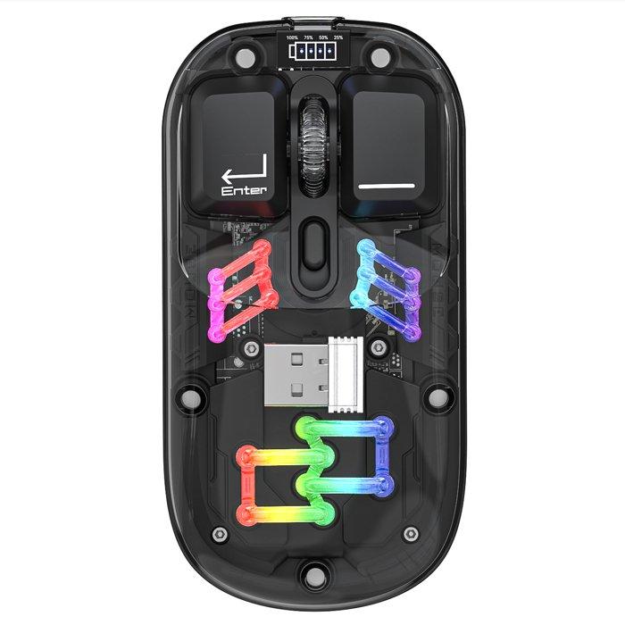 Buy Stash vibes type-c wireless mouse, pgm-p7bk - black in Kuwait