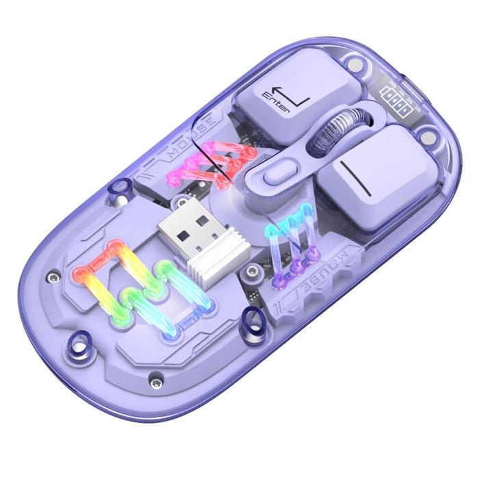 STASH Vibes Type-C Wireless Mouse, PGM-P7PP - Purple