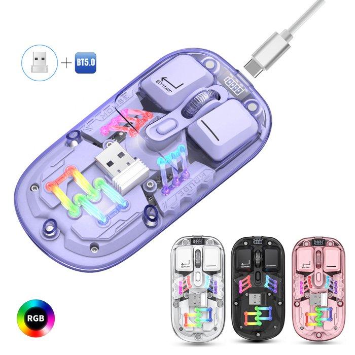 STASH Vibes Type-C Wireless Mouse, PGM-P7PP - Purple