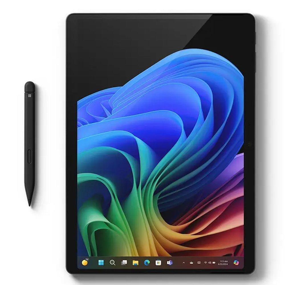 Microsoft Surface Pro Portables Laptop, Snapdragon X Elite, 16GB RAM, 512 SSD, 13”, Qualcomm Adreno GPU, Windows 11, ZIA-00025 – Black