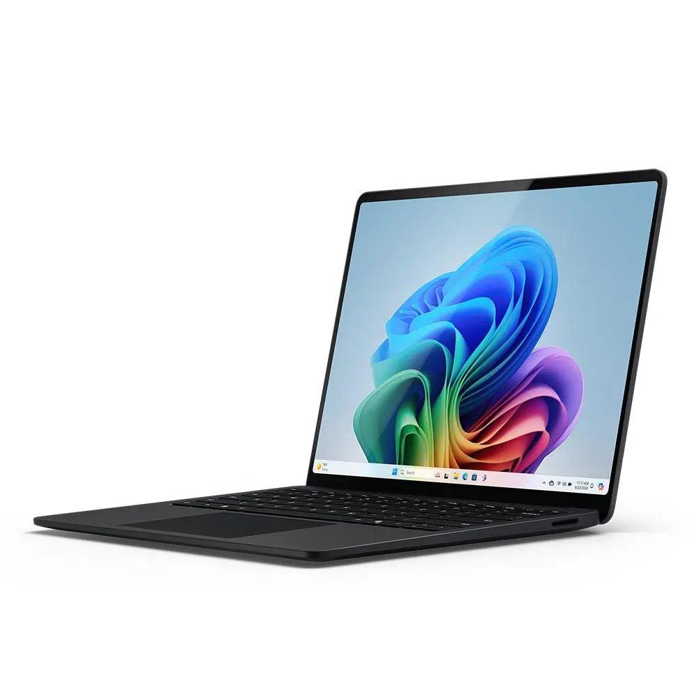 Microsoft Surface 7 Laptop, Qualcomm Snapdragon X Elite, 16GB RAM, 512GB SSD, Qualcomm Adreno Graphics, Windows 11, ZHH-00039 - Black