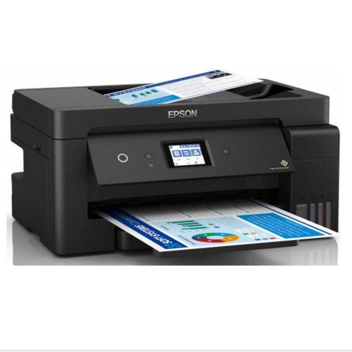 طابعة نفث الحبر 4 في 1 ايكوتانك ال14150 من ابسون، اتصال واي-فاي - أسود