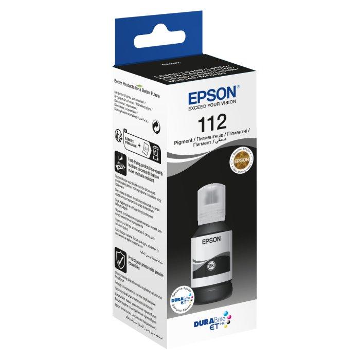 Epson 112 EcoTank L6490 Pigment Black Ink Bottle