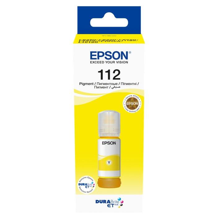 Epson 112 EcoTank L6490 Pigment Yellow Ink Bottle