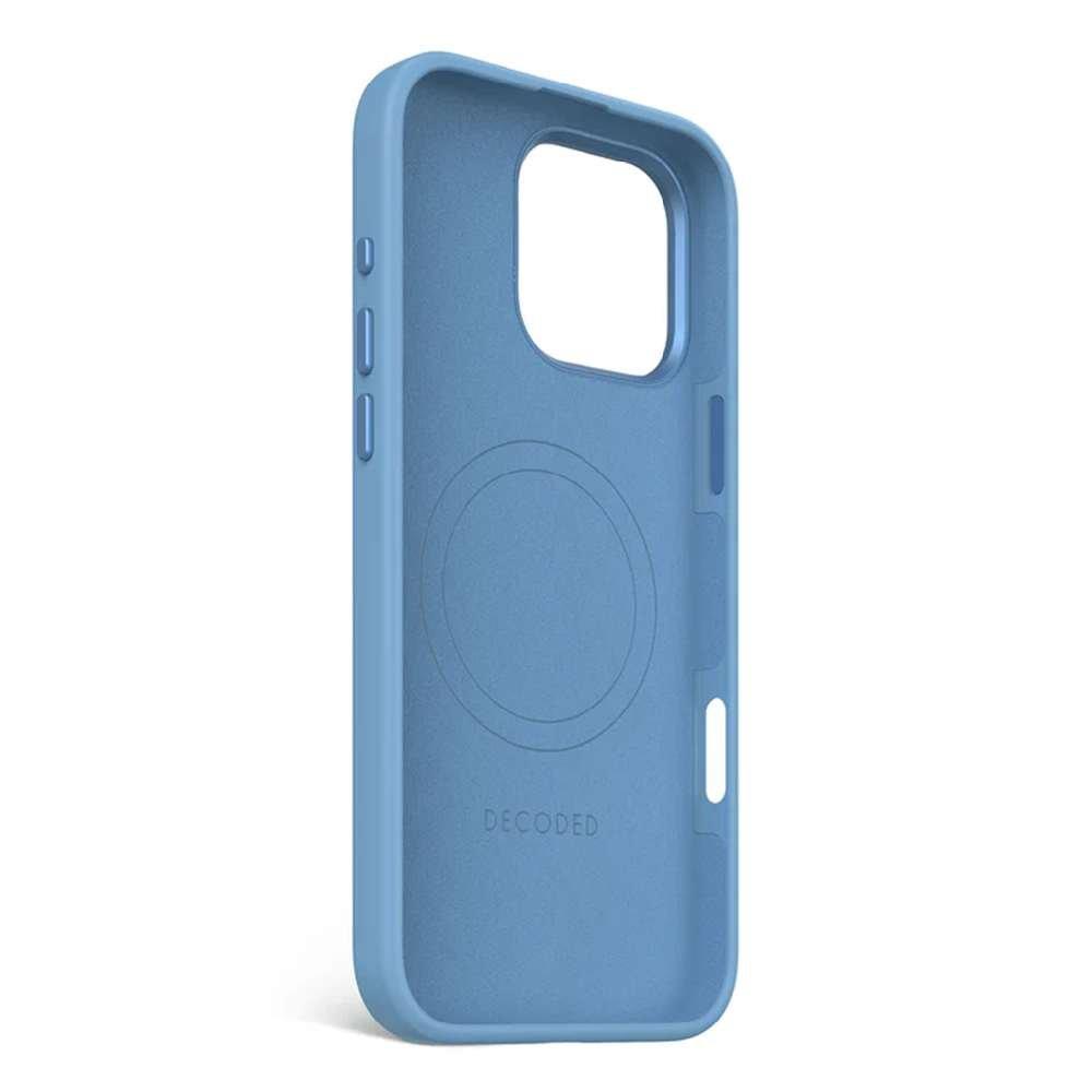 Decoded AntiMicrobial Silicone Case iPhone 16 Pro Max, D25IPO16PMBCS9AE - Blue