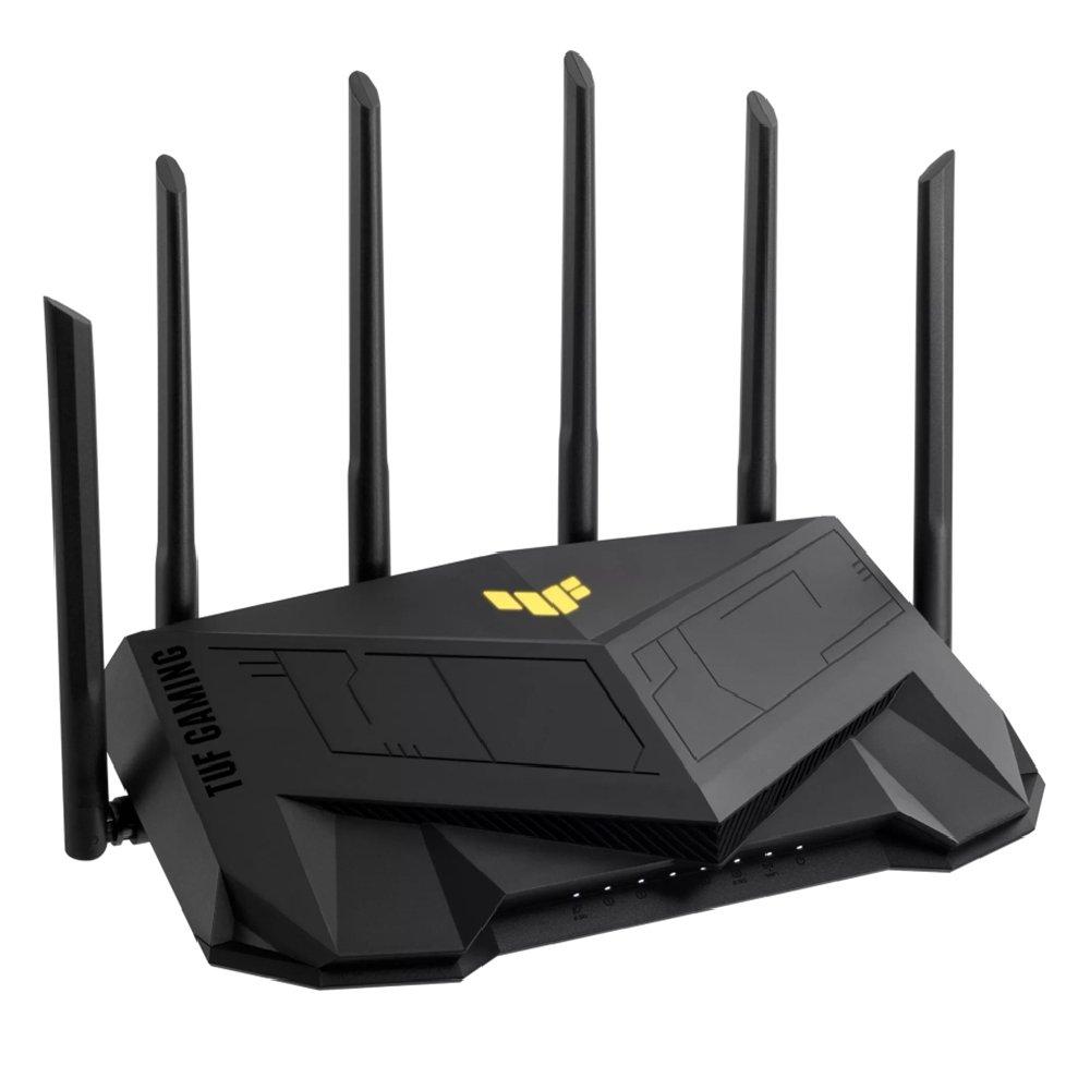Asus Gaming Router, Wi-Fi 6, Dual-Band, TUF-AX6000 – Black