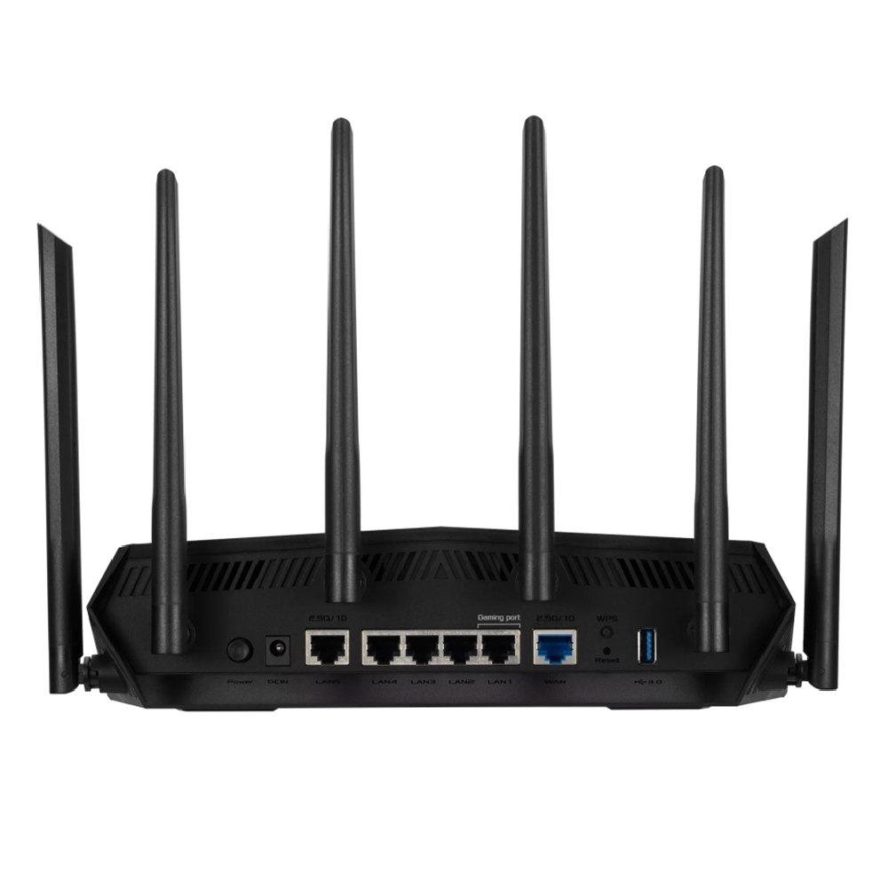Asus Gaming Router, Wi-Fi 6, Dual-Band, TUF-AX6000 – Black