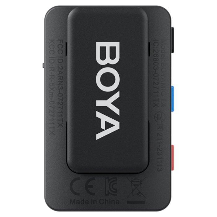 Boya All-in-one Wireless Microphone with Onboard Recording – Black