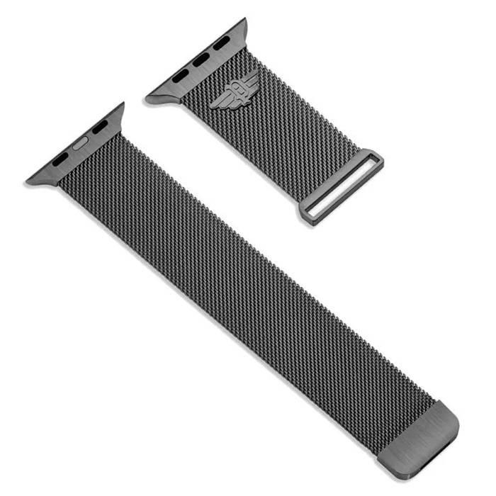 Police Metal Strap For Apple Watch 45/44/42mm, PEOUM0000604 - Black