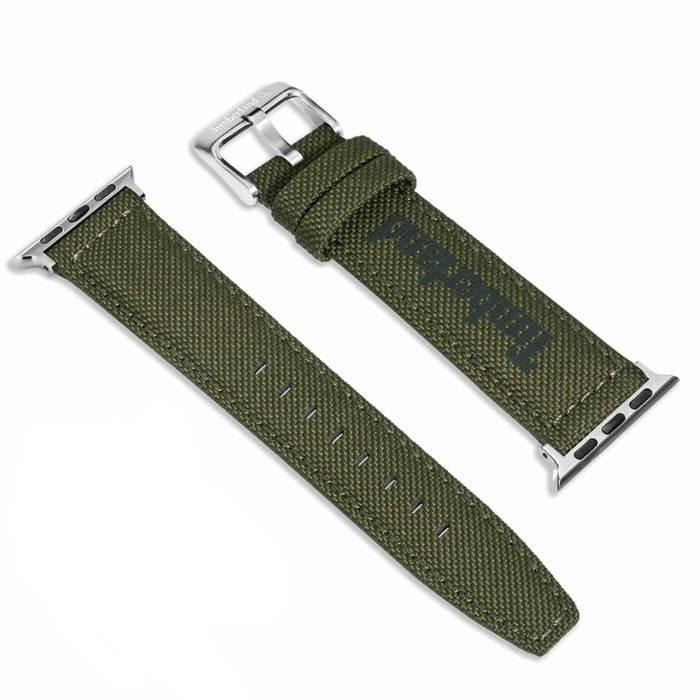 Timberland Leather Strap For Apple Watch 45/44/42mm, TDOUF0000304- Green