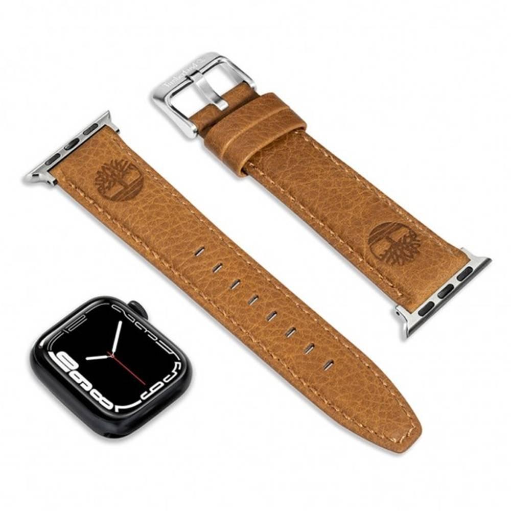 Timberland Leather Strap For Apple Watch 45/44/42mm, TDOUL0000104 - Brown