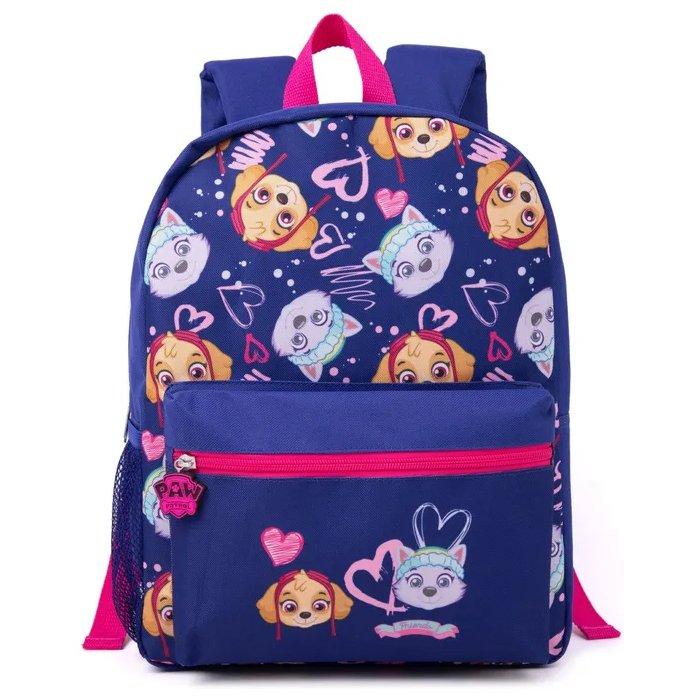 Vanilla Underground Paw Patrol Girls Everest & Skye 4 Piece Backpack, A54972 - Pink