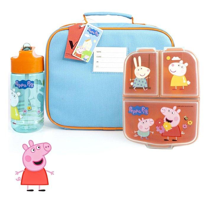 Vanilla Underground Peppa Pig Kids Lunch Bag Set, A53966 - Multicolored