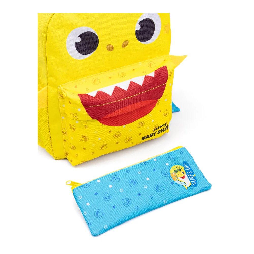 Vanilla Underground Baby Shark Kids 4 Piece Backpack Set, A54632 - Multicolored