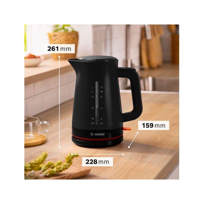 BOSCH MyMoment Cordless Kettle, 1.7L, TWK3M123GB - Black