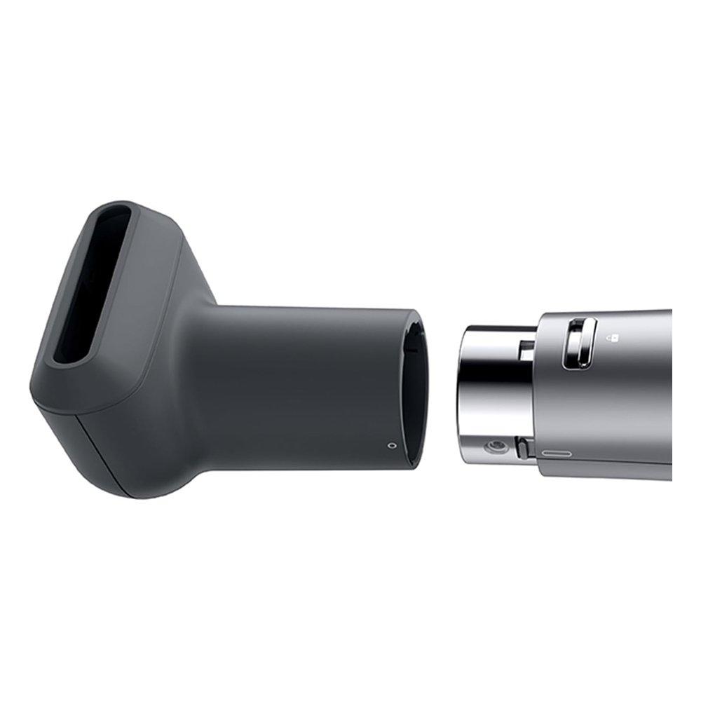 BRAUN 3IN1 Air Styler for Drying and Styling with 2 Attachment Drying Nozzle and Paddle Brush, 1000W, BRAS430SDE - Gray