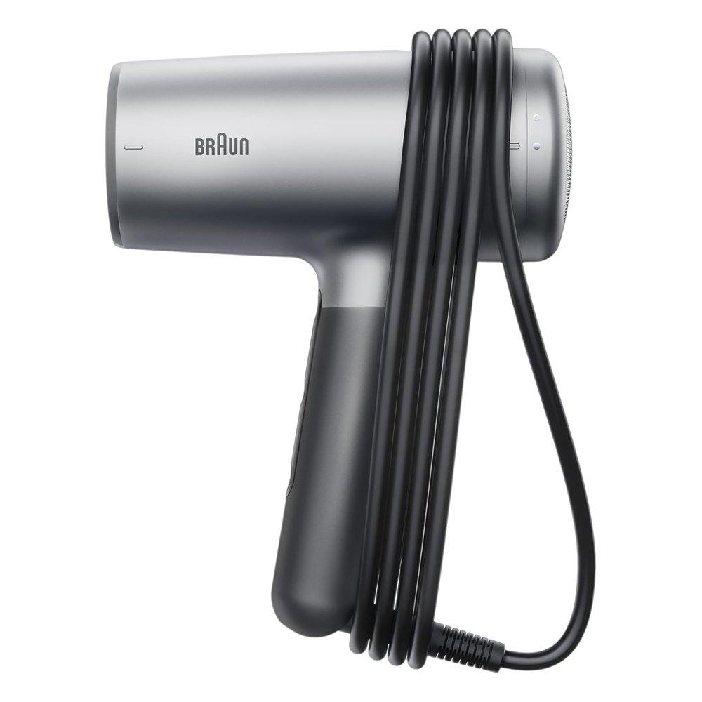 BRAUN Hair Dryer, 2200 W, 3 Heat Settings, BRHD435SDE- Grey