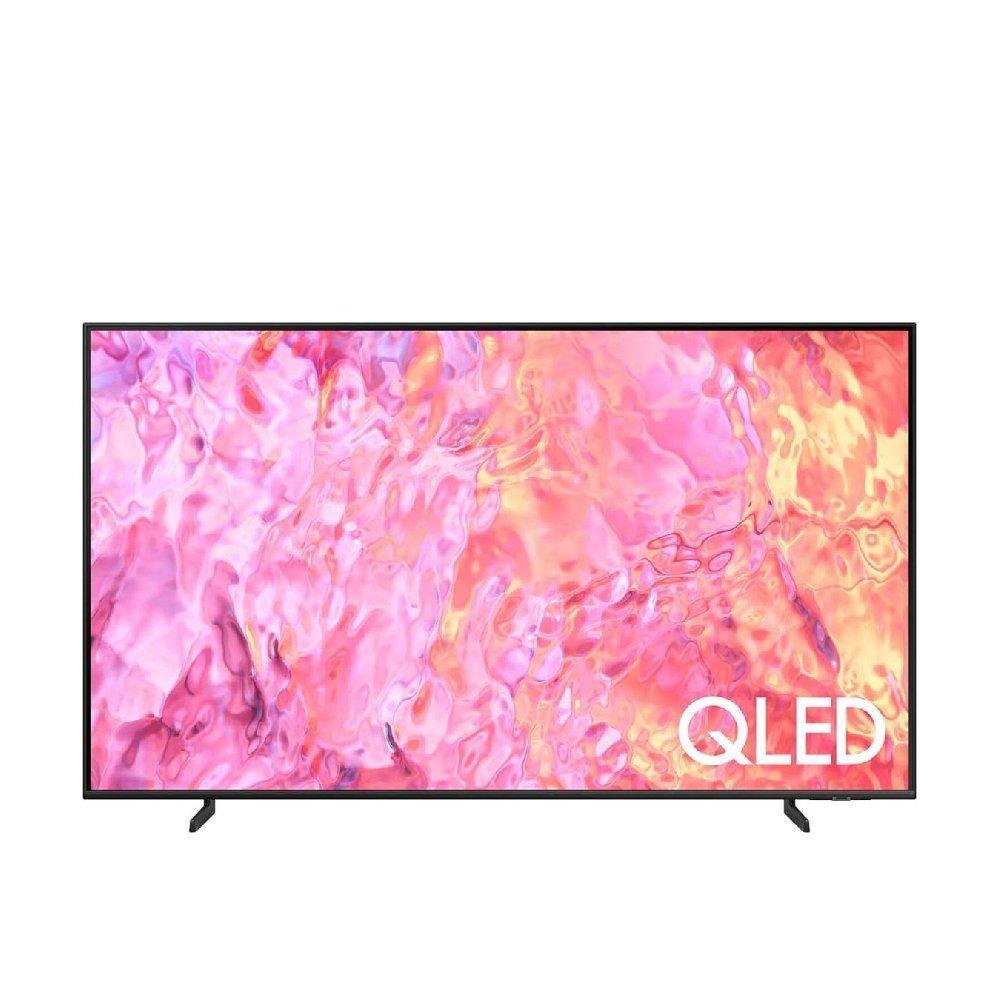 SAMSUNG Q60C 85 -inch 4K QLED Smart TV + Sound Bar 3.1Ch 430W, Bundle, QA85Q60C/HW-B650 - Black