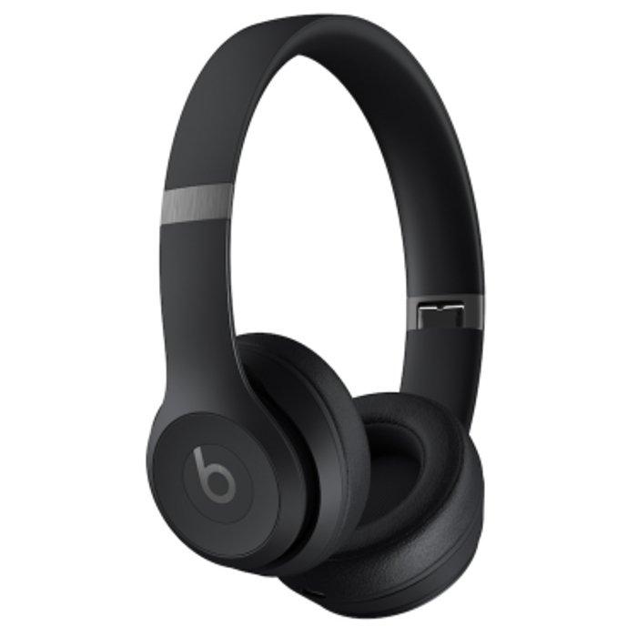 سماعات بيتس سول 4 اللاسلكية فوق الأذن بتقنية البلوتوث - أسود غير لامع