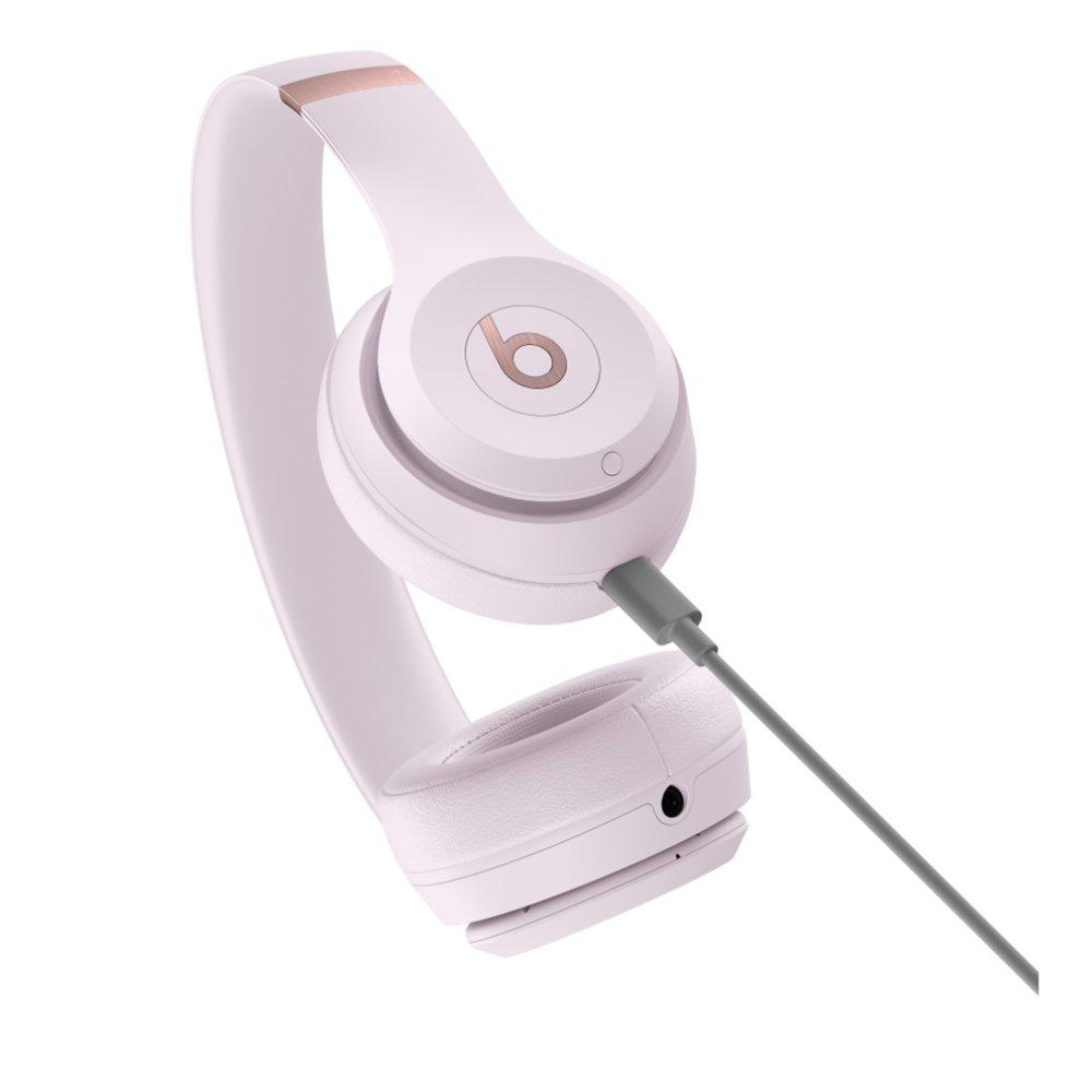 Beats Solo 4 On-Ear Wireless Headphones, MUW33AE/A – Cloud Pink