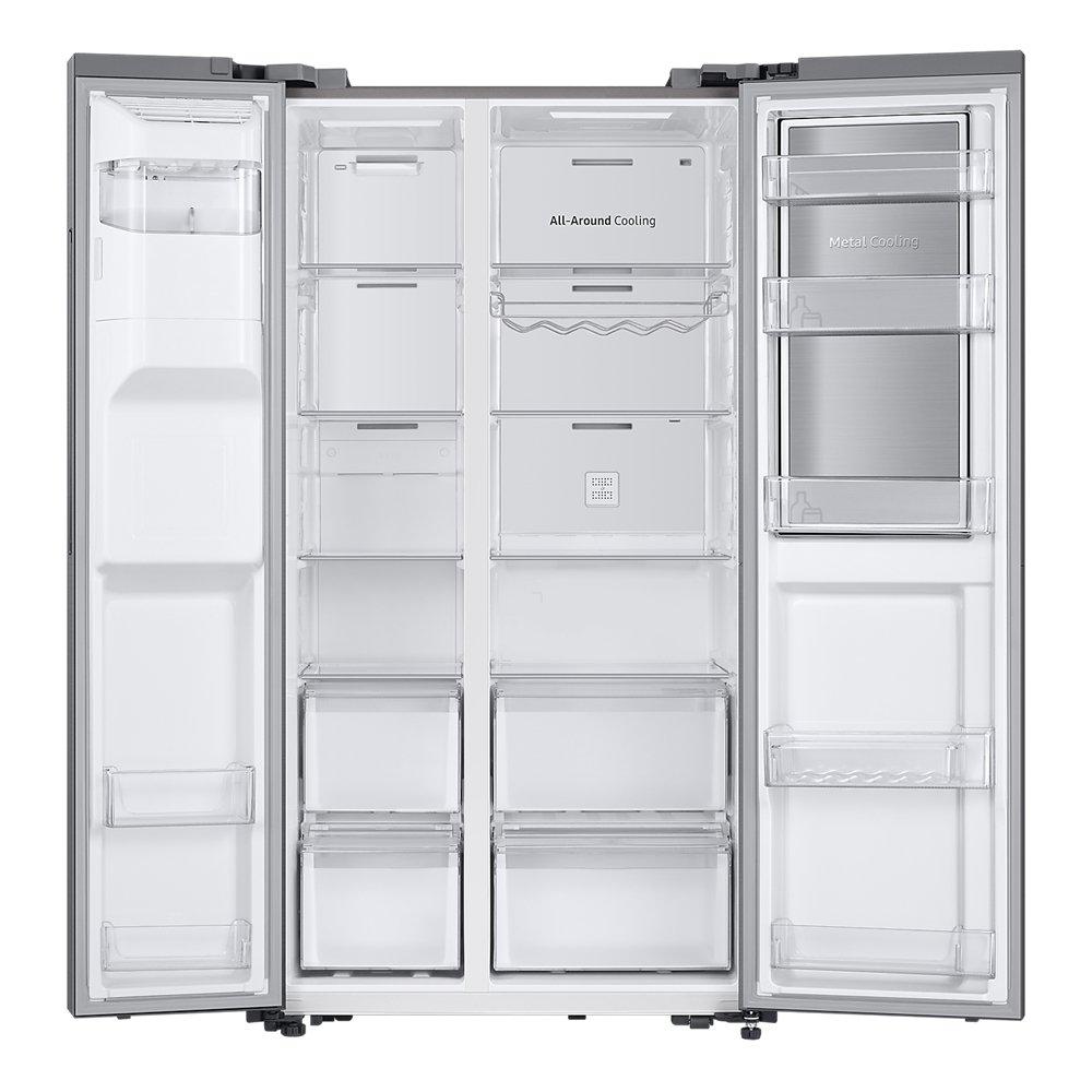 Samsung Side By Side Refrigerator 23CFT 653L Inox Xcite