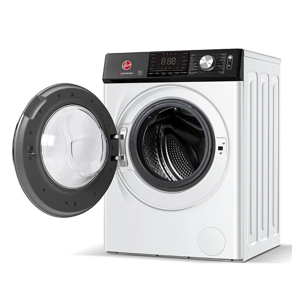 Hoover Front Load Washing Machine, 8 kg, HWM-S814DD-W – White