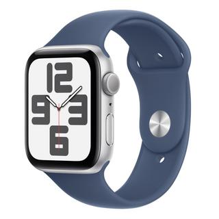 Buy Apple watch se gps 40mm silver aluminium case with denim sport band - s/m in Kuwait