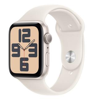 Buy Apple watch se gps 40mm starlight aluminium case with starlight sport band - m/l in Kuwait