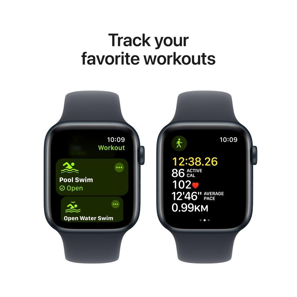 Apple Watch SE 44mm GPS S/M Midnight Band in Kuwait | Xcite