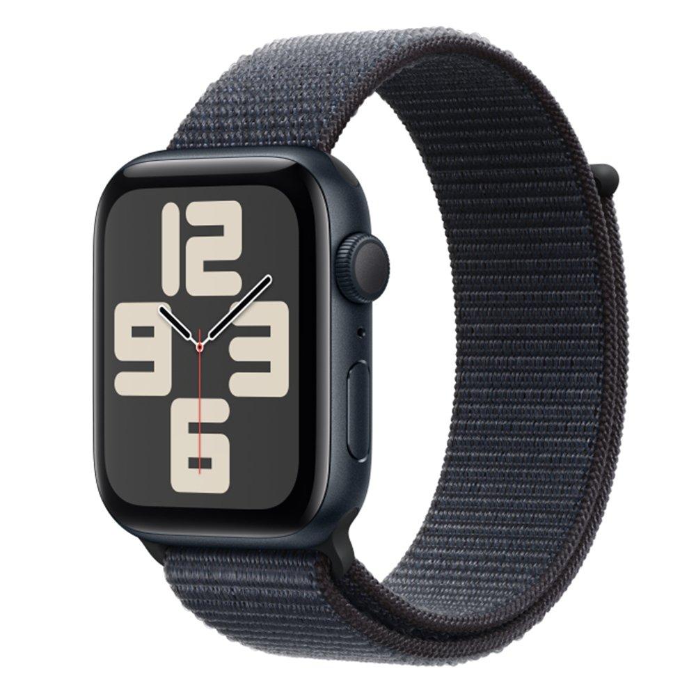 Apple Watch SE GPS 44mm Midnight Aluminium Case with Ink Sport Loop