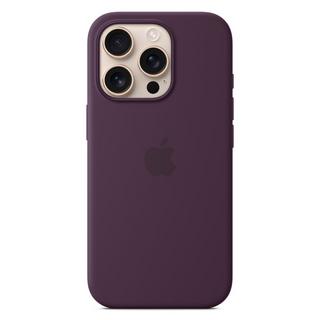 Buy Apple iphone 16 pro silicone case with magsafe - plum in Kuwait