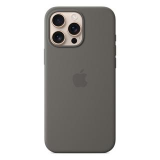 Buy Apple iphone 16 pro max silicone case with magsafe - stone gray in Kuwait