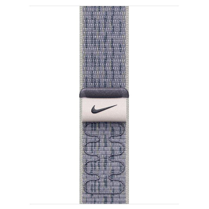 Buy Apple 40mm nike sport loop, mc1g4zm/a - grey/blue in Kuwait