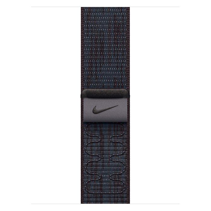 Buy Apple 40mm nike sport loop, mc1l4zm/a - black/blue in Kuwait