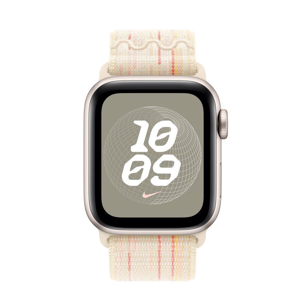 Apple 40mm Nike Sport Loop, MC1Q4ZM/A - Starlight/Pink