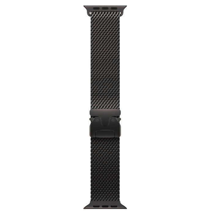 Apple 49mm Small Titanium Milanese Loop, MXKF3ZM/A - Black