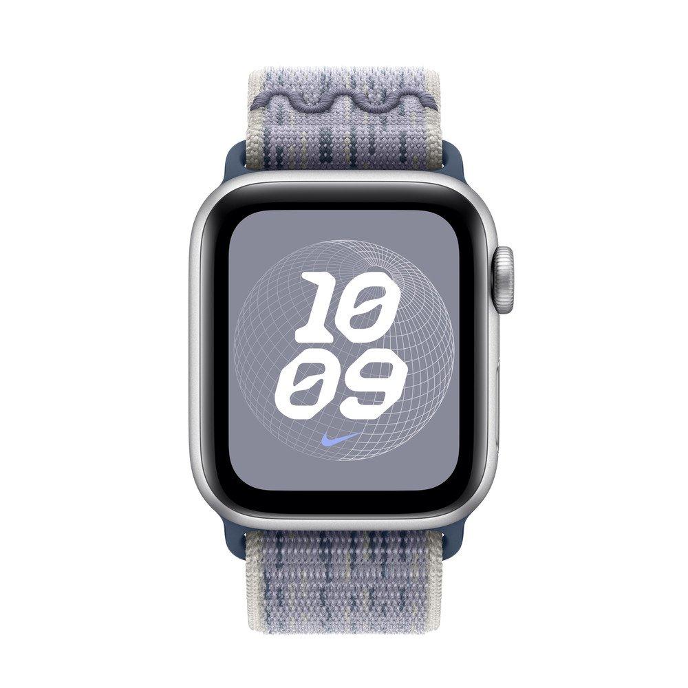 Apple 42mm Nike Sport Loop Band, MXTX3ZM/A -  Grey/Blue