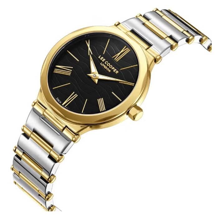 Lee Cooper Watch for Women, 30mm, Metal Strap, LC08000.550 - Silver