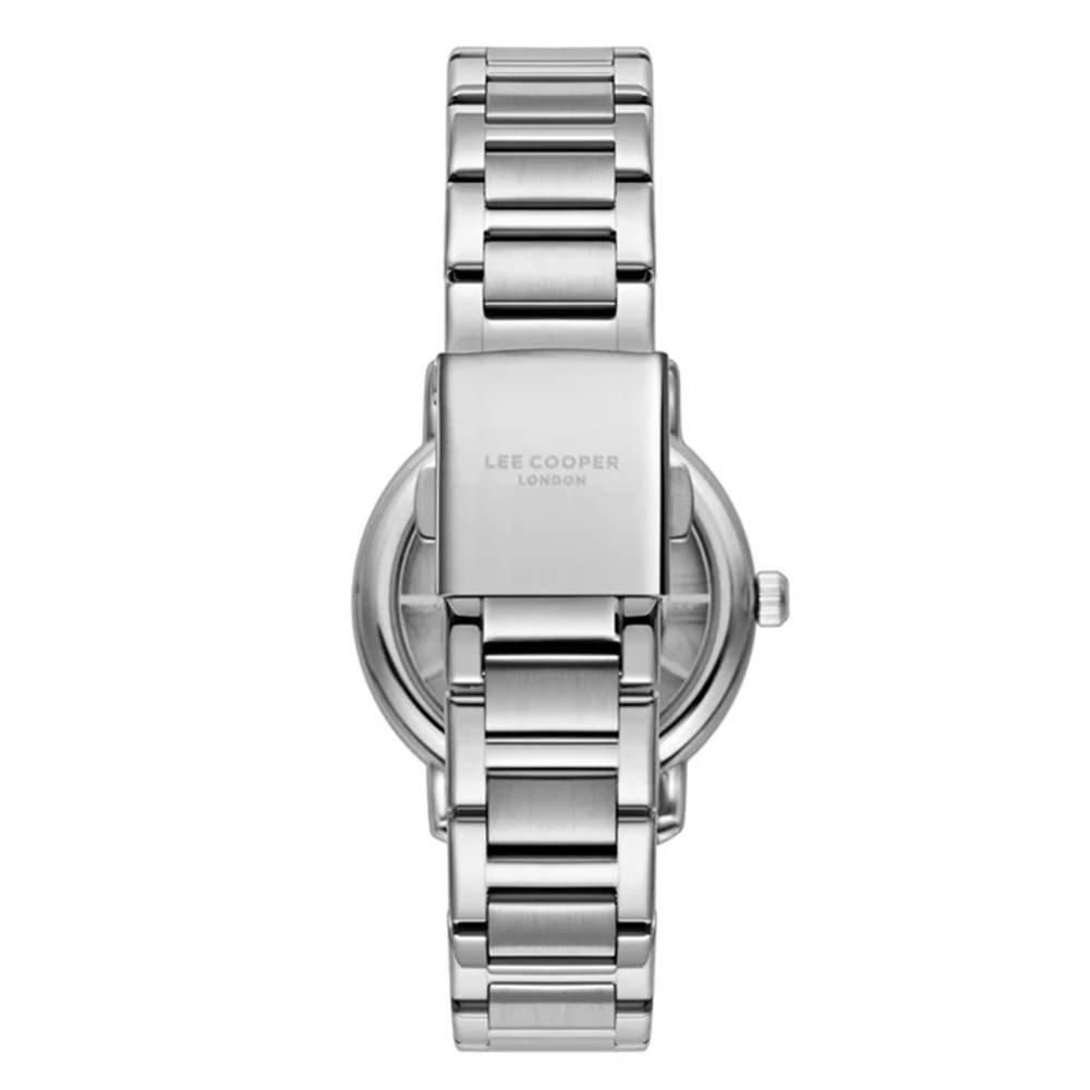 Lee Cooper Watch for Women, 35mm, Metal Strap, LC08037.390 - Silver