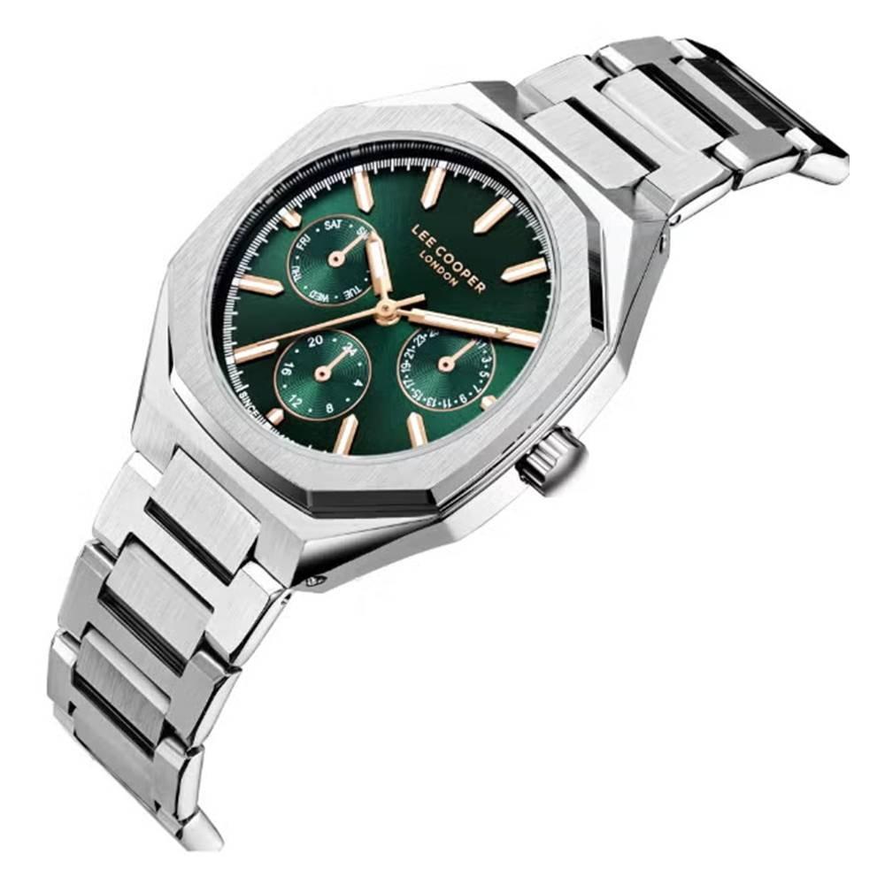 Lee Cooper Watch for Women, 34mm, Metal Strap, LC08046.370-LC - Silver