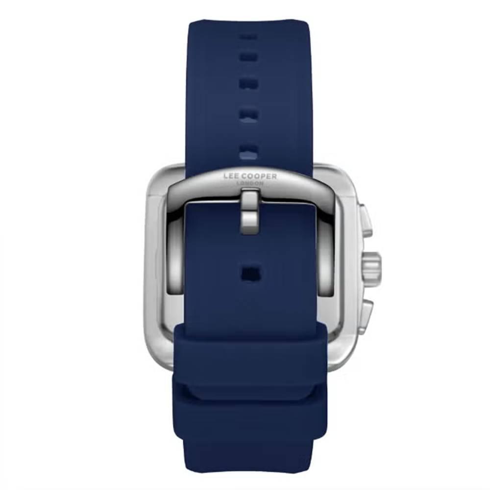 Lee Cooper Watch for Men, Multi Function, 40mm, Silicone Strap, LC08012.399 - Dark Blue