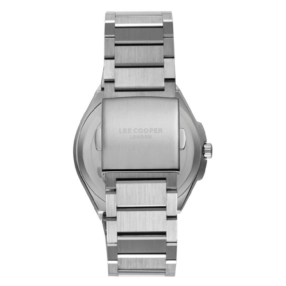 Lee Cooper Watch for Men, Multi Function, 42mm, Metal Strap, LC08031.390 - Silver