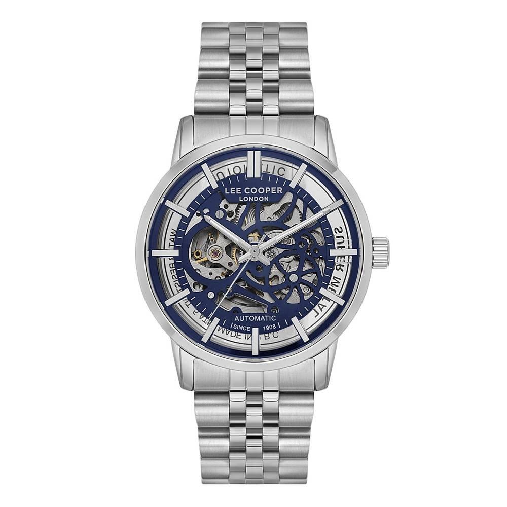 Lee Cooper Watch for Men, Multi Function, 44mm, Metal Strap, LC08036.390 - Silver