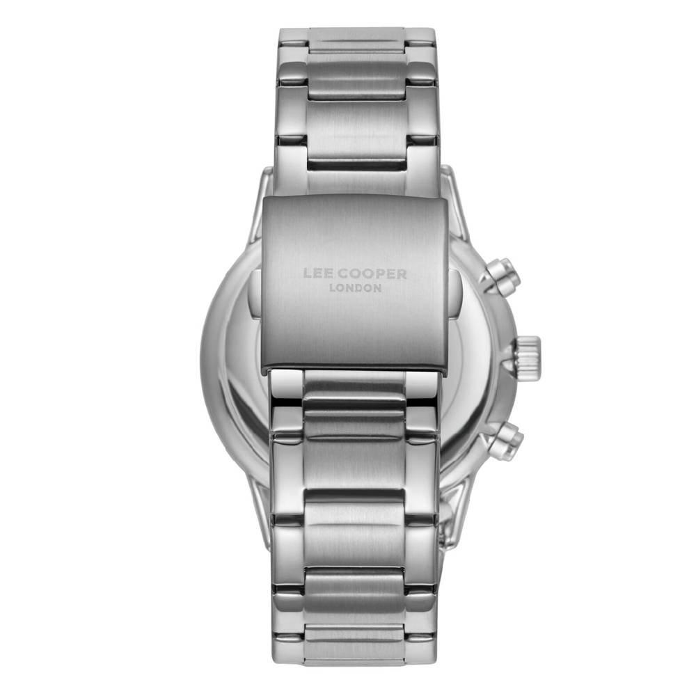 Lee Cooper Watch for Men, Multi Function, 43.5mm, Metal Strap, LC08042.390 - Silver