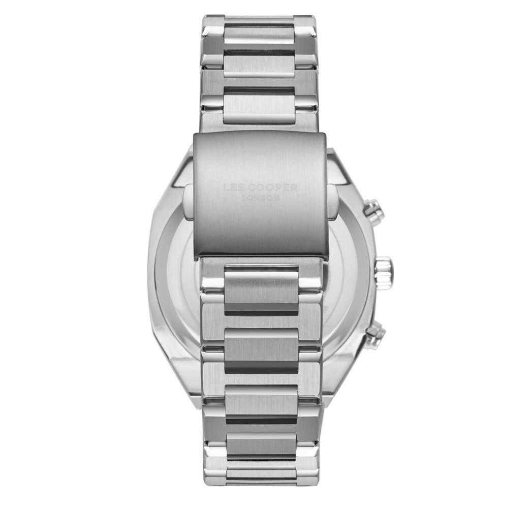 Lee Cooper Watch for Men, Multi Function, 43mm, Metal Strap, LC08045.390 - Silver