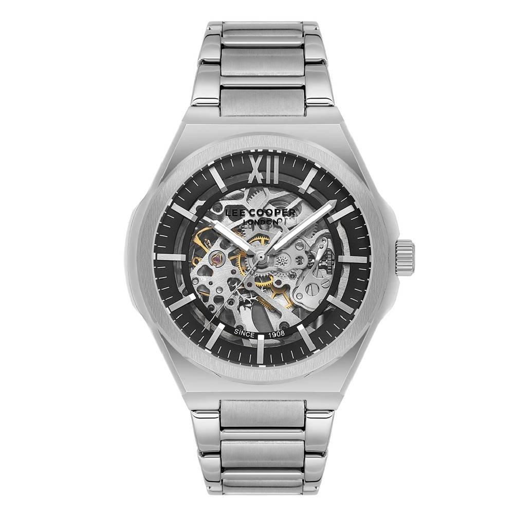 Lee Cooper Watch for Men, Multi Function, 43mm, Metal Strap, LC08051.350 - Silver